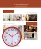 10 inch 25CM plastic wall clock quartz low noise hanging digital clock bedroom living room simple clocks