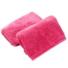 Magiczny miękki makijaż Remover Ręcznik wielokrotnego użytku naturalny mikrofibry czyszczące skóra gumki ręczniki Lazy Clean Beauty Wipe ściereczki Washcloth Wll733