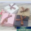 10Pcs Kraft Paper Box Gift Package Boxes DIY With Ribbon Wedding Favor Baby Shower For Chirstmas Party Factory price expert design Quality Latest Style Original