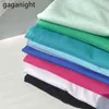 Gaganight 9 Solid Color Cotton T Shirt Women M-XL Harajuku White T-shirts Femme O-Neck Summer Tee Tops Basic Tshirt Drop 210519