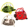 52x35cm Cat Play Mat Tent Activity Center with Hang Toys Balls Mice Outdoor Pets Bed for 2101006