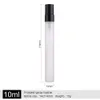 100 st/lot 10 ml frostat glas sprayflaska Atomizer Parfym Mini påfyllningsbar parfymflaska Litet prov