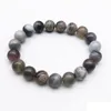 Bracelet en Agate naturelle du Botswana, 10mm, perles, pierres précieuses, cadeau pour hommes et femmes, nouveauté 2021