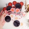 Liten björnglasögon mus design brun ris rosa solglasögon fest picknick konkav modellering roliga rekvisita barn tillbehör hhc7084
