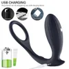 Massage elektrische schok prostaat massager anale plug vibrator butt plug vertraagde ejaculatie penis ring cockring erotische seksspeeltje voor paar