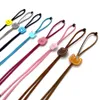 Popular Color Cartoon Children's Super Fiber Korean Velvet Hanging Glasses Rope Mask Comfort Belt 105Q