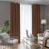 Custom Made Curtain Blackout Living Room Bedroom Window Dressing Shading 85 -95% 250 X 270cm Solid Brown Blue Coffee Green Pink & Drapes