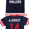 # 14 Al Bundy New Market Mallers Jersey 100% Cousue de broderies Vintage Baseball Jerseys personnalisés n'importe quel nom n'importe quel numéro