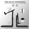 10pcs Ship Folding Desk Phone Stand Holder Mounts Universal Portable Foldable Extend Metal Desktop Tablet Table Holders