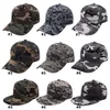 Camouflage Baseball Hat Fashion 9style Camouflage Baseball Caps Summer Outdoor Sun Hats Travel Party Supplies Party Hats T2I52121