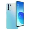 Téléphone portable d'origine Oppo Reno 6 5G 12 Go de RAM 256 Go de ROM MTK Dimensity 900 Octa Core 64MP OTG Android 6,43 pouces AMOLED Plein écran ID d'empreintes digitales Visage Smart Phone