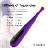 Kraftfull klitorisvibrator 10 -lägen exakta Pinpoint vibrationer vattentät g plats sexig leksak för kvinnor snabb orgasm sexig