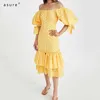 Traf Sommerkleid Damen Kleidung Damen Sexy Strand Sommerkleider Lässig Langes Licht Sukienka Designer Toppies 630517 210712