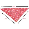 Vêtements pour chiens Accessoires de mode Fournitures pour animaux de compagnie Bavoirs pour chiens Écharpe en coton Petit Moyen Grand Bandana réglable Chiot