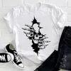 Kadın Giyim Seyahat Moda Baskı 90 S Trend Sevimli Kısa Kollu Yaz Giysileri Baskı Tişört Kadın Tee Üst Grafik T-shirt X0628