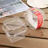 Transparent Clear Baking Fruit Cake Packaging Boxes Empty Ice Cream Pudding Yogurt Cup for Party Kitchen