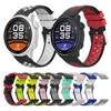 Смотреть полосы красочных спортивных силиконовых ремень для Coros Pace 2 / APEX PRO 46 мм SmartWatch Band SmartWatch Bracte Brac Backband