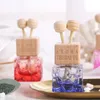 10ml Water Cube Empty Refillable Perfumes Packaging Bottles Car glass perfume bottle aromatherapy Cars Pendant A217280