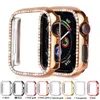 Diamentowy zderzak ochronny dla Apple Watch Cover Series 6 SE 54321 38 mm 42 mm dla iWatch 40 mm 44 mm inteligentne akcesoria bransoletki