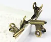 Bureau Accessoires 4 Size Retro Ronde Metalen Grip Clips Bronzen Bulldog Clip-Metal Ticket Paperclip voor Tags Tassen Office Groothandel SN2837