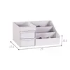 Storage Boxes & Bins Makeup Organizer Cosmetic Box Desktop Jewelry Nail Polish Drawer Container 28.8 17.5 13.1cm