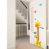 Nouveau produit girafe hauteur de chambre d'enfants parure de ménage stickers muraux sur le mur 210420