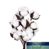 Decoratieve bloemen kransen 10 stks katoen hoofd kunstmatige bloem tak polsband bruidsmeisje partij decor diy boeket levert po props1