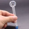 10.5 cm lengte kleurrijke dikke glas olie brander pijp pyrex clear rook hookh tabak sigaretten pijp nagel branden jumbo pijpen roken accessoires tool