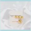 Bijoux bijoux mode coréenne fleur pinces à cheveux pour femmes chapeaux élégant épingles à cheveux alliage tournesol Hairgrip Barrettes filles Aessories Dro