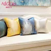 Avigers Luxury Yellow Blue Green Black Navy Blue White Melody Cushion Cover Modern Minimalist Home Decorative Pillow Case 210401