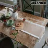 Bordduk bomullslinnor med Tassels Village Macrame Cover Furniture For Wedding Party Home Decor