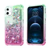 Quicksand Bling Étuis pour téléphones portables pour Samsung Galaxy A02S A02 A12 A32 A52 A72 Liquid Glitter Gradient 3IN1 Shiny Shockproof Back Cover D1