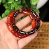 Natürliches Onyx-Armband, modischer DIY-Schmuck, natürliches, handgefertigtes Glücks-Geschenk-Stein-Perlen-Armband