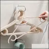 Hangers kleding Huiskee Organisatie Home Gardenhangers Rekken roestvrijstalen badkamer MTI-Purpose Rack huishoudelijke kleding opbergclip f