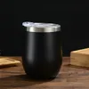 Copo de carro de 12oz copos de aço inoxidável copo de café xícaras de cerveja de café com selo tampa de vinho drinkware de vidro frete 100 pcs 16Color t2i51986