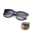 Gute Qualität Damen Sonnenbrille Luxus Herren Sonnenbrille UV-Schutz Herren Designer Brillen Farbverlauf Metallscharnier 0034 Mode Damenbrille mit Originalverpackung