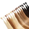 1g/strands 200strands Lot Remy Hair Extensions Keratin I Tip Hair Extensions Blonde Brazilian Human Hair Keratin