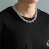 Mens Fashion Hip Hop Necklace 13mm 16-24 tum gult vitt guldpläterat bling mikroinställning cz o kedja halsband armband smycken gif3017