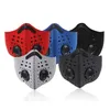 Nieuwe verstelbare fietsen Gezichtsmaskers Sport Trainingsmasker PM2.5 Anti-vervuiling Running Mask Activated Carbon Filter Wasbare Masker Motorfiets Auto