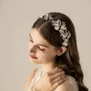 Headpieces MyFeivo Musujące Rhinestone Bridal Tiara Silver Ślubna Sukienka Akcesoria HQ1428