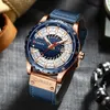 Curren hommes montres marque de luxe Sport en cuir hommes montres-bracelets étanche or Rose montre hommes Reloj Hombre 210527