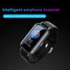 Sport Smart Horloge Polsband met TWS Draadloze Bluetooth Oortelefoon Waterdichte IP67 Bloeddruk Hartslagmeter Touch Control Call Music Sports Polsbandjes