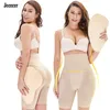 Vita alta Trainer Body Shapers Slim Pancia Pantaloni Culo finto Butt Lifter Hip Pad Coscia Control Mutandine Shapewear Per le donne 210810