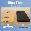 Rozpraszanie do ciepła Szafy do telefonów z drewna do Xiaomi Redmi Uwaga 10 Pro K40 K30 PRO MI 11 Lite 10 S Ultra Pro Cork Chłodzenie Miękka Slim Cover