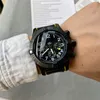 Herrklocka Luxury Nylon Watchband Waterproof Large Dial Outdoor Adventure Diving High Quality AAA 45mm