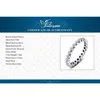 Clusterringe JPalace Zirkonia Ring 925 Sterling Silber für Frauen Stapelbarer Eternity Band Schmuck Fine227B