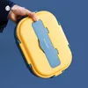 WORTHBUY Japanese Portable Lunch Box 18/8 Stainless Steel Food Container For Kids School Picnic Bento Lunch Box Food Storage Box 210818