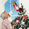 Peluş Noel Çorap Hediye Çanta Büyük Boy Kağıdı Şeker Çanta XAMS Ağacı Dekorasyon Çorap Süs Noel Hediyesi Saplı GYQ