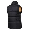 Herrvästar Faliza Fashion Men Vest 2021 Casual Vinterjacka med många fickor förtjockta fleece Chalecos Para Hombre Plus Storlek 6XL MJ109