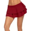 Rokken Hoge Taille Rok Sexy Zwart Wit Geplooide Womens Streetwear Koreaanse Mode Zomer Mini